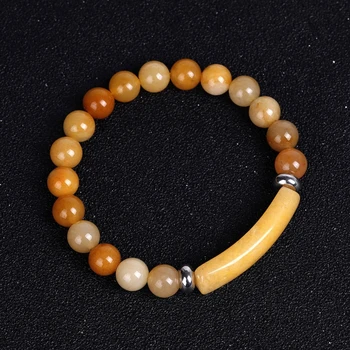 

5Pcs Natural Gemstone Healing Crystals Reiki Chakra Balancing Stretch Bracelets L4ME