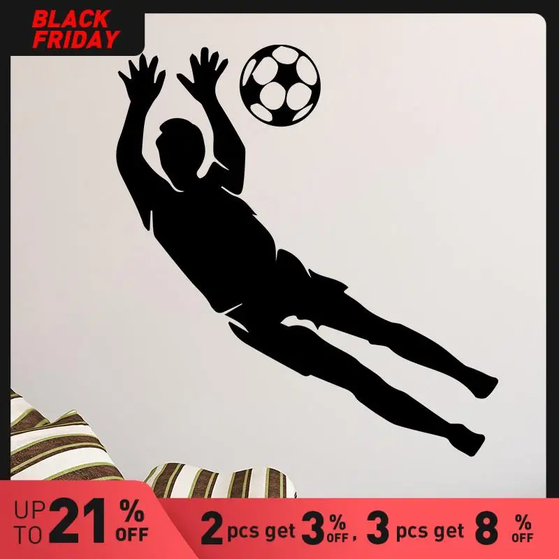 Настенная Наклейка вратарь настенные наклейки для спальни детской комнаты