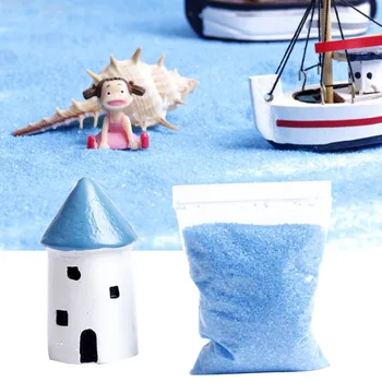 

Garden Blue Sand Resin Craft Mini Landscape Miniature Micro Decoration Ornament
