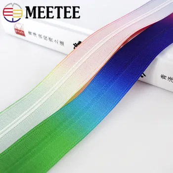 

5Meters Meetee 3# 5# Nylon Open-End Waterproof Zipper For Sewing DIY Zip Sports Coat Clothes Zippers Garment Accessories ZK545