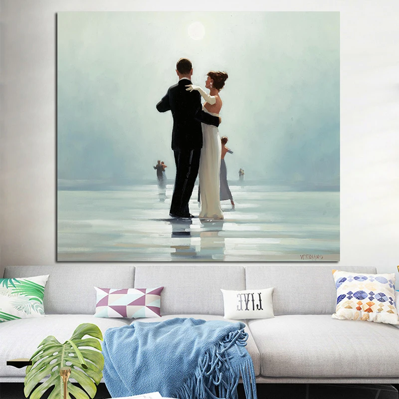 OUCAG Dance Me To The End Of Love картина напечатанная на холсте настенные художественные