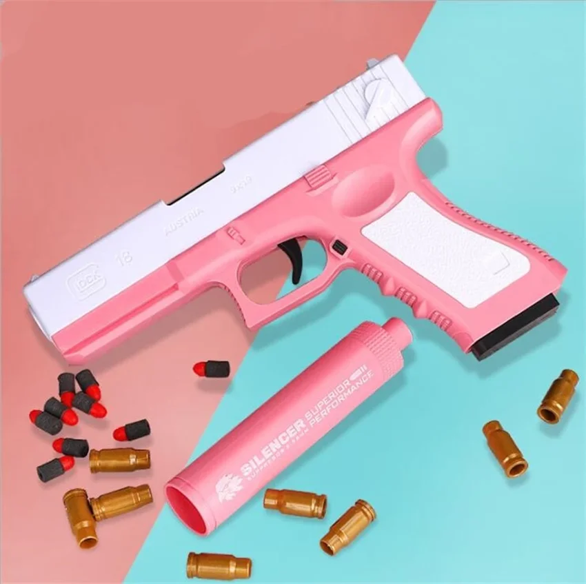 Bolt Action Pistool Glock M1911 Speelgoed Uitwerpen Pistool Speelgoed Eva Zachte Darts Kogels Airsoft Jongens Outdoor Sport Plezier Cs schieten - AliExpress Speelgoed & Hobbies