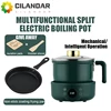 1.8L Multi-Function Electric Cooker Household Split Small Pot Stir Fry Cooker Hot Pot Noodles Fried Egg Steak Frying Pan 220V 1