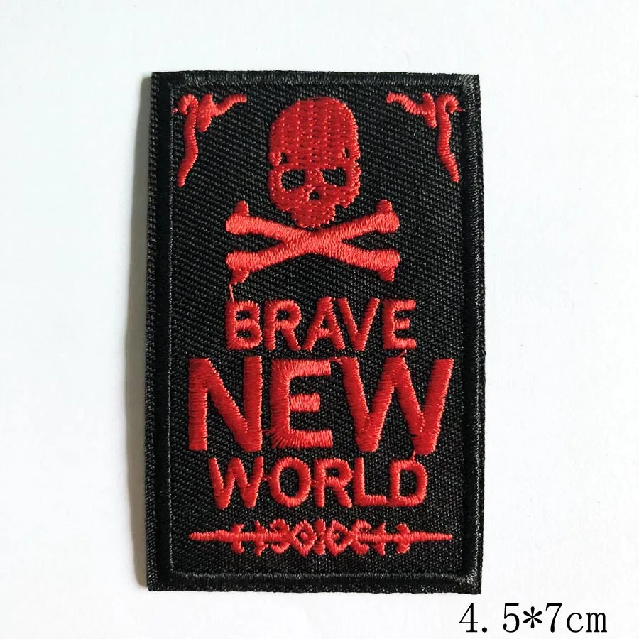 Skull Hand Cartoon Embroidered Iron-On Patch - DIY Apparel Accessory