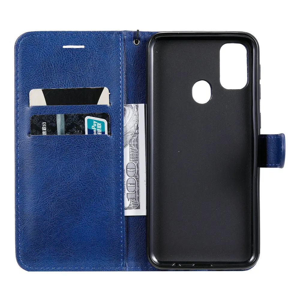 Простой кошелек из искусственной кожи для Coque samsung M30s чехол samsung Galaxy M 30 30 s M30 s откидная крышка для samsung M30s чехол SM-307