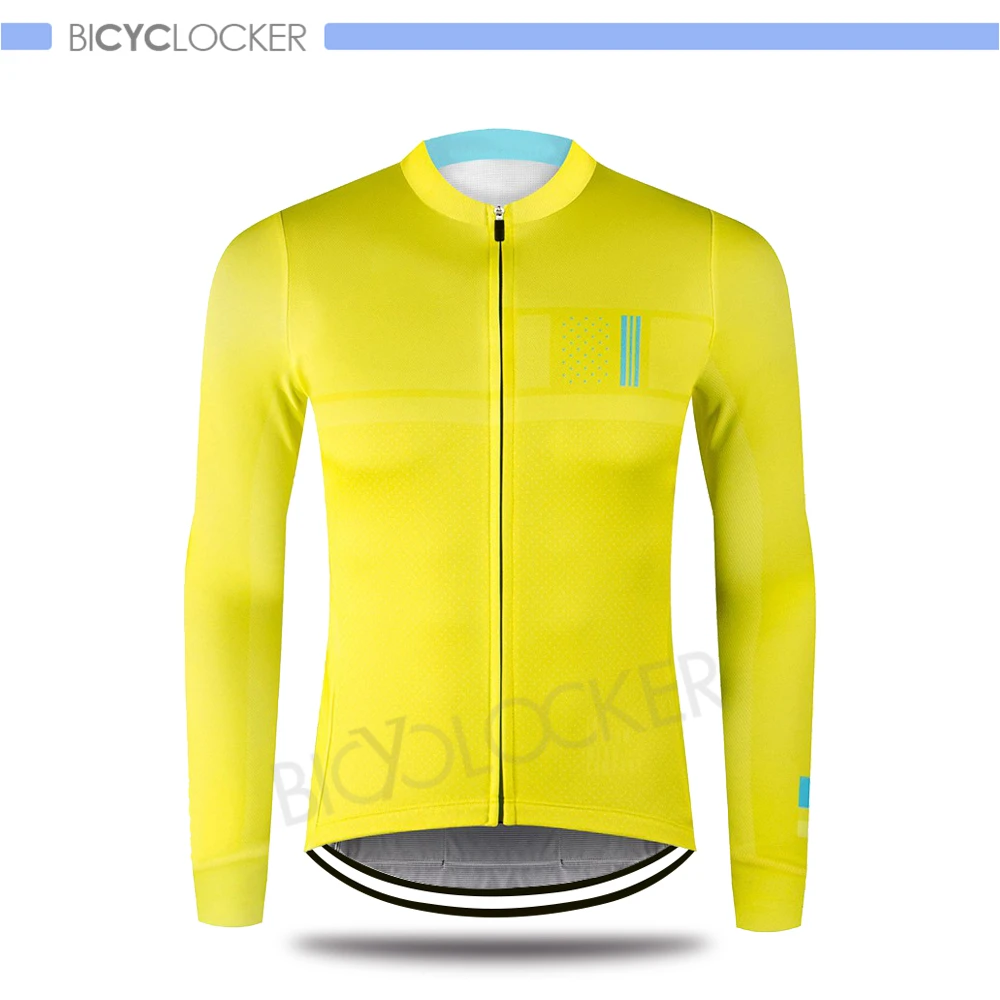 Long Sleeve Jersey Мужская одежда для велоспорта с длинным рукавом, трикотажный комплект, весна-осень, одежда для езды на велосипеде, Мужская дышащая одежда с защитой от ультрафиолета, Ropa Ciclismo - Цвет: Long Sleeve Jersey