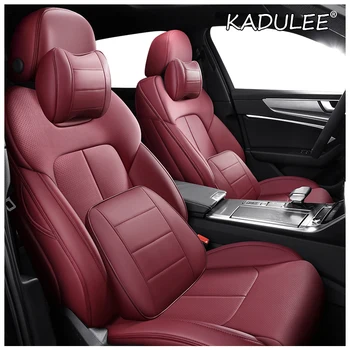 

KADULEE Custom Leather car seat covers For Ford Everest Territory Explorer Mustang Ranger Automobiles Seat Covers car seats