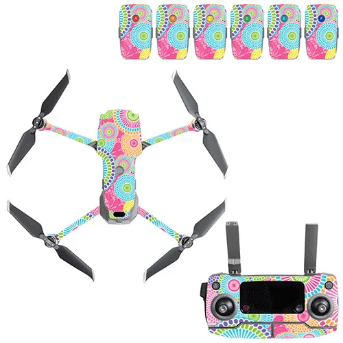 Граффити наклейка Skins Комплект для DJI Mavic 2 Drone Body sticker пустынный камуфляж наклейки аксессуары для кожи Mavic 2 PRO/Zoom