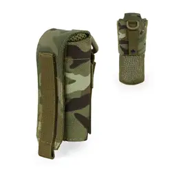 Al aire libre plegada tetera bolsa Molle sistema colgante tetera bolsa cintura colgante hombro bolsa accesorios bolsas militar Airsoft