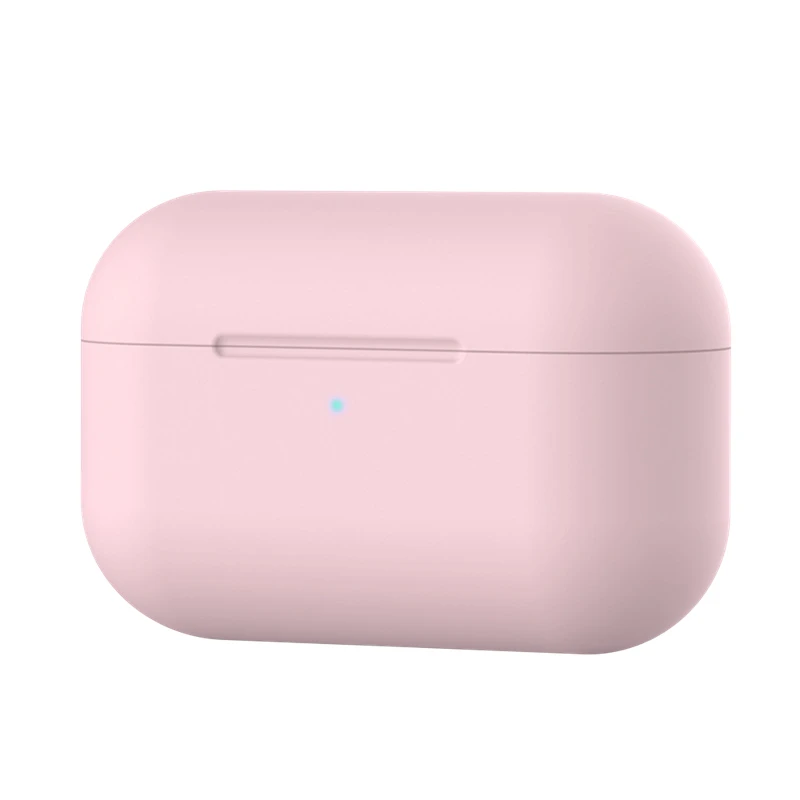 Мягкий чехол ярких цветов для Airpods Pro, противоударный чехол для AirPods Pro, чехол для наушников s, Ультратонкий защитный чехол для Air Pods Pro - Цвет: Pink