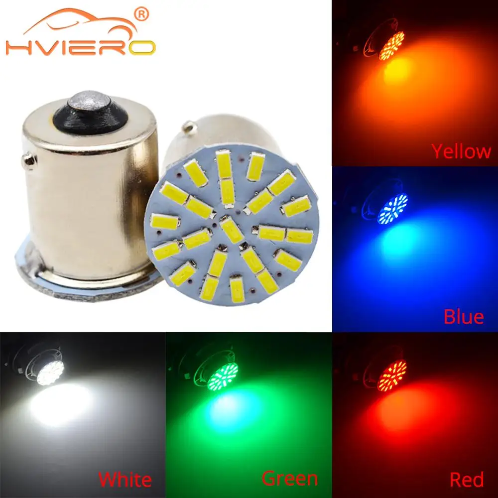 1156 BA15S 1157 BAY15D P21W 22SMD Белый Автомобильный светодиодный светильник стояночный