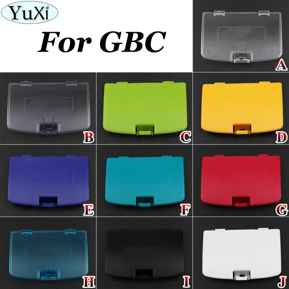 Замена YuXi для Nintendo For GameBoy цветная Крышка батарейного отсека игровых консолей GBC