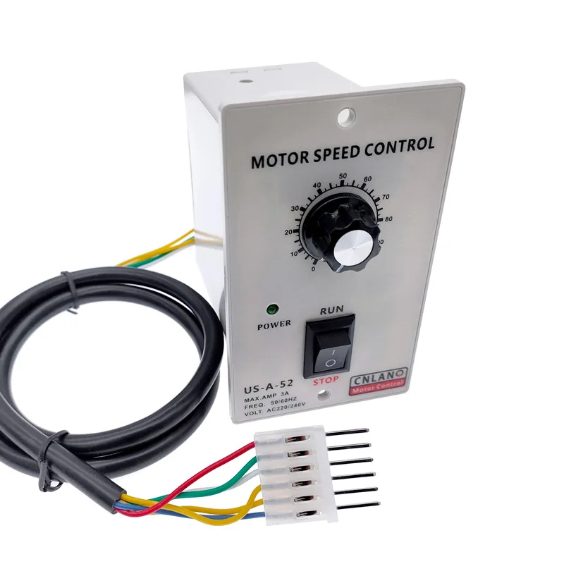 Speed controller 400W US-A-52 AC 220V Motor Speed Pinpoint Regulator Controller Forward & Backward 50/60hz afbeelding
