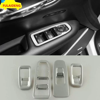 

4pcs For Cadillac XT5 2016-2018 ABS Matte Interior window switch panel cover Tirm Car Styling Accessories