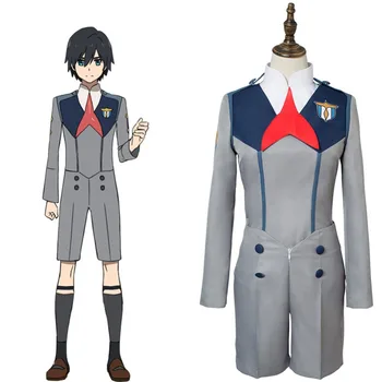 

Halloween Japanese Anime DARLING in the FRANXX Cosplay Hiro Cosplay Jumpsuit Men Cosplay Costume Japanese Anime Full Set