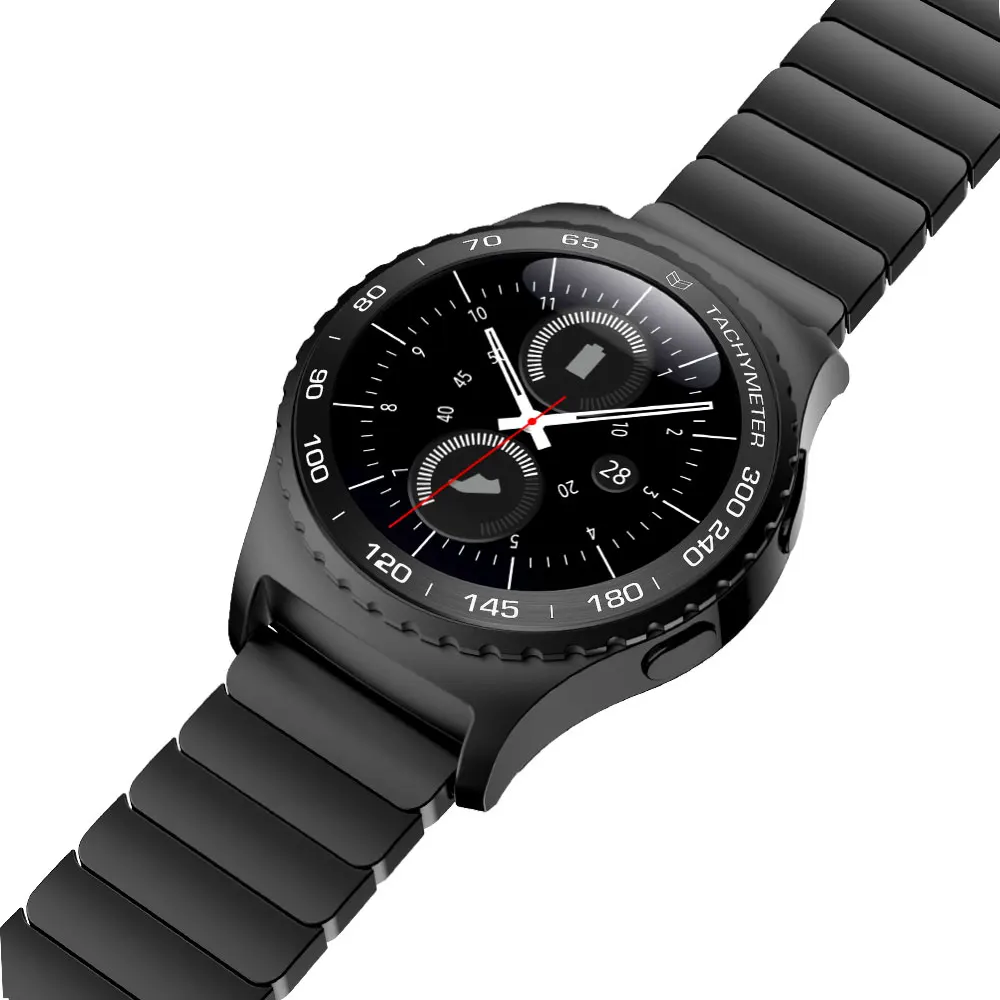 Металлический чехол для часов, кольцо для samsung gear S2, классические Смарт-часы, ободок, Ringke, клейкая крышка, защита от царапин
