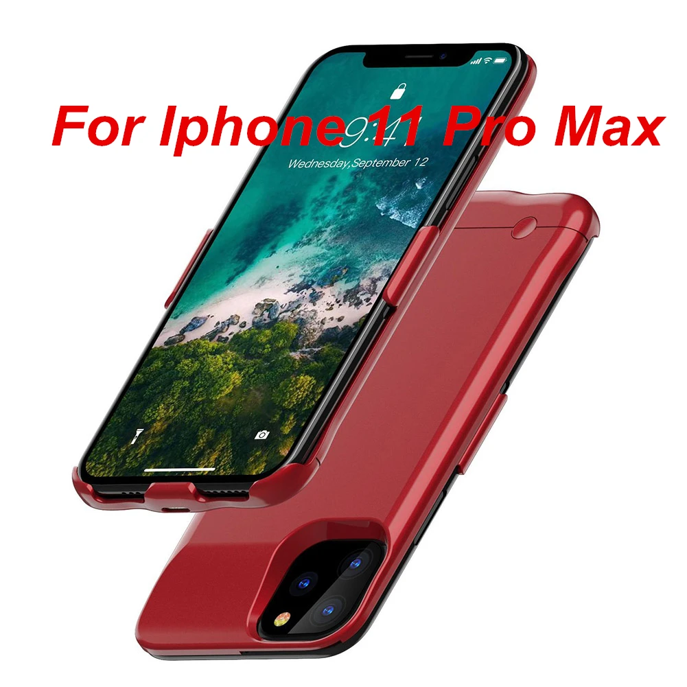 as picture Для iPhone 11 11 Pro 11 Pro Аккумулятор max зарядное устройство чехол резервного питания чехол пакет внешний смарт-аккумулятор для iPhone11 батарея Чехол - Цвет: as picture