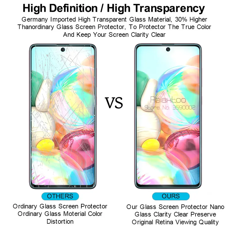 Закаленное стекло для камеры Samsung A51 защитная пленка Galaxy A71 2019 A21s A 51 71 21s A515F a715F