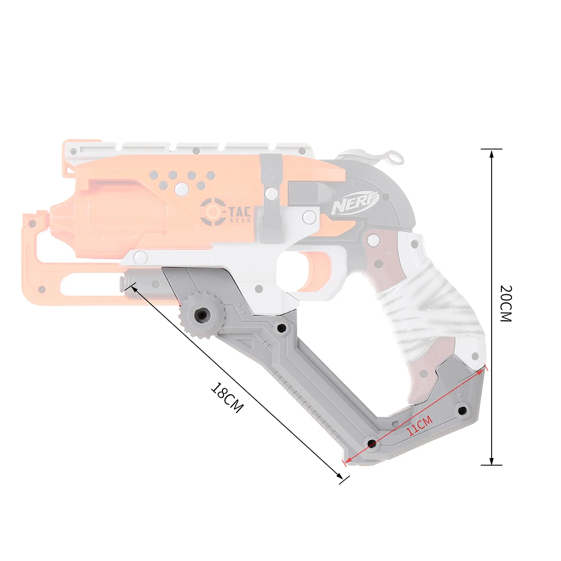 Работник F0414 № 217 защита для рук комплект для NERF зомби Hammershot-серый