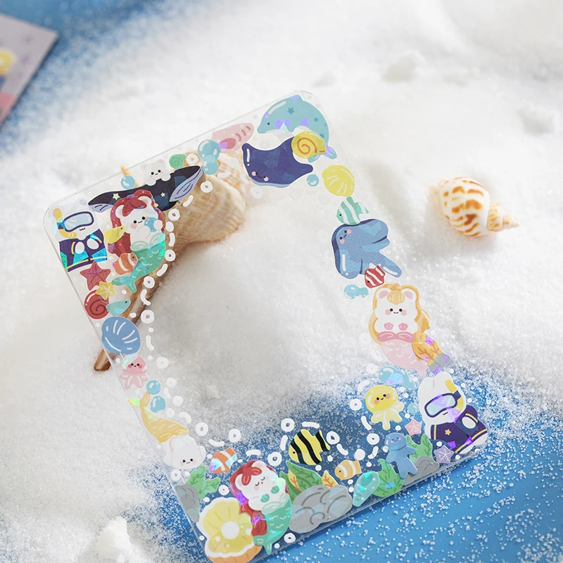 Shining Cute Bear Cartoon Stickers 2 Sheets/lot for Scrapbook Card Kids DIY Journal Laptop Album Play House