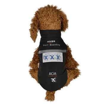 

Ocardian Dog clothes Aircraft Bottoming Prints Pets Clothing Autumn & Winter Breathable Cats Puppy Jacket dogs Sweater Coat 2020