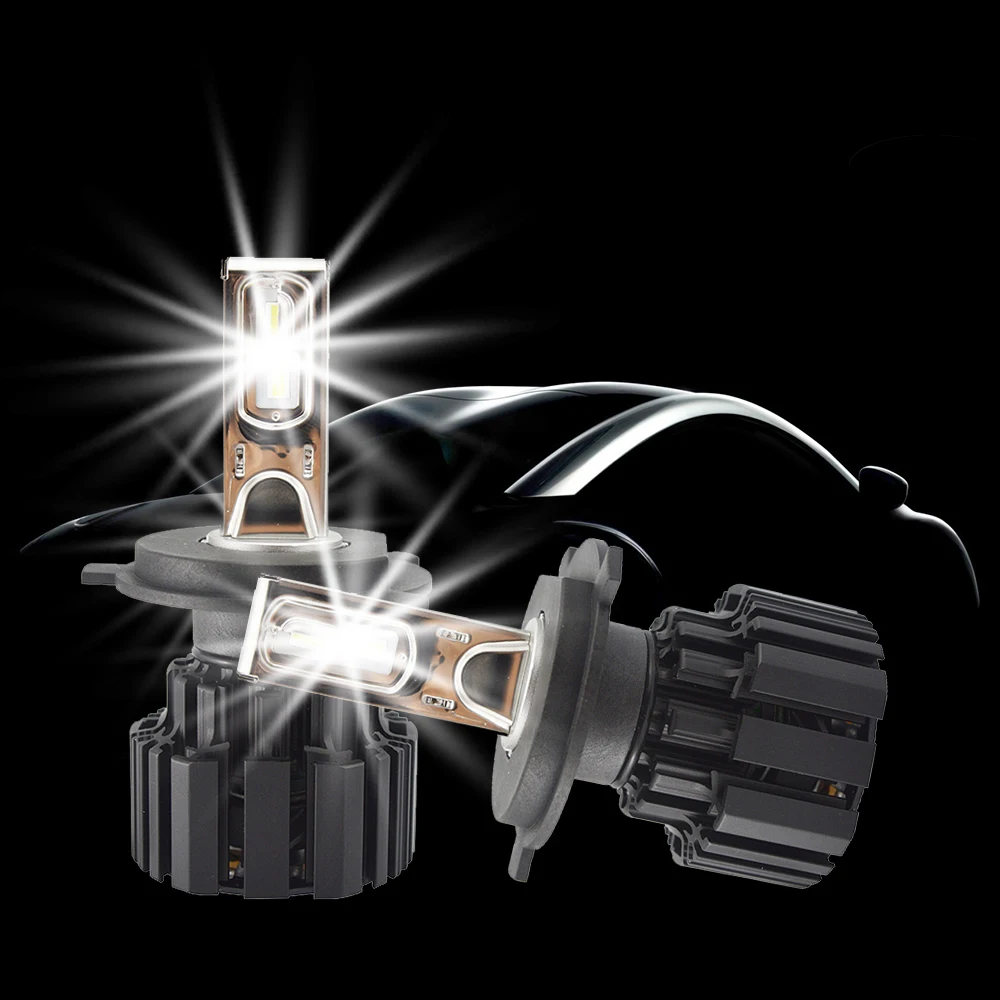 Hviero 2X H4 H7 9012 5202 H16 H8 100W 13600Lm IP67 Auto Led Front Bulb Automobile Headlamp Fog Light 6000K Car Lighting HID Xenon Light