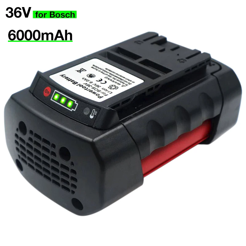 BAT836 Replacement for Bosch 36V 6.0 Ah Li-ion Battery BAT810 BAT840 D70 771 (A) 2607336004 2607336107 2607336108 1600Z003C | Электроника
