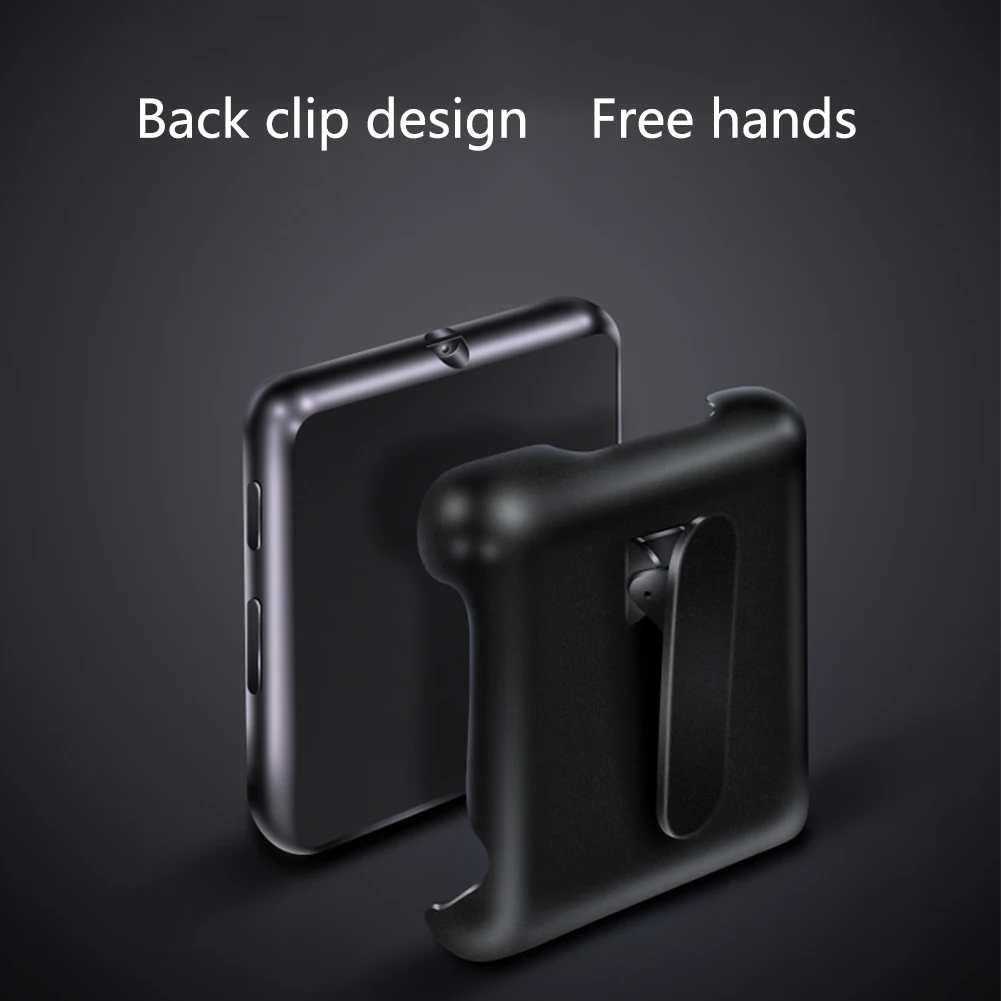 Интеллектуальный с зажимом Bluetooth Full Touch мини FM радио анти пот бег громкой связи MP3 плеер спортивный металлический корпус