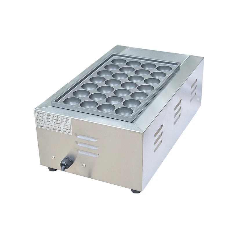 Fy-28D Stainless Electric Octopus Balls Maker Machine Commercial Temp Control Japanese Fish Ball Grill | Бытовая техника