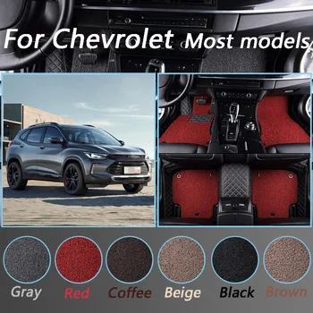 

Luxurious Waterproof Floor Mats For Chevrolet cruze aveo captiva lacetti Sail Malibu Automatic TRAX LOVA Leather Custom Made