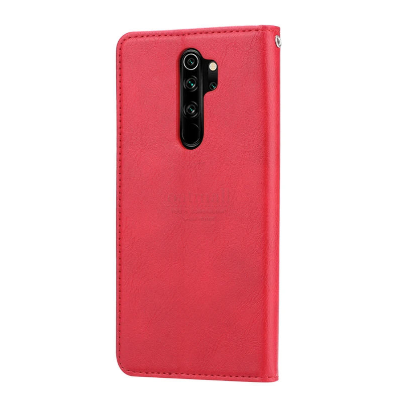 Роскошный винтажный замшевый кожаный флип-чехол для Xiaomi Redmi Note 8 Pro/8 T Чехол-кошелек с подставкой для карт Магнитный чехол-книжка Классический чехол для телефона