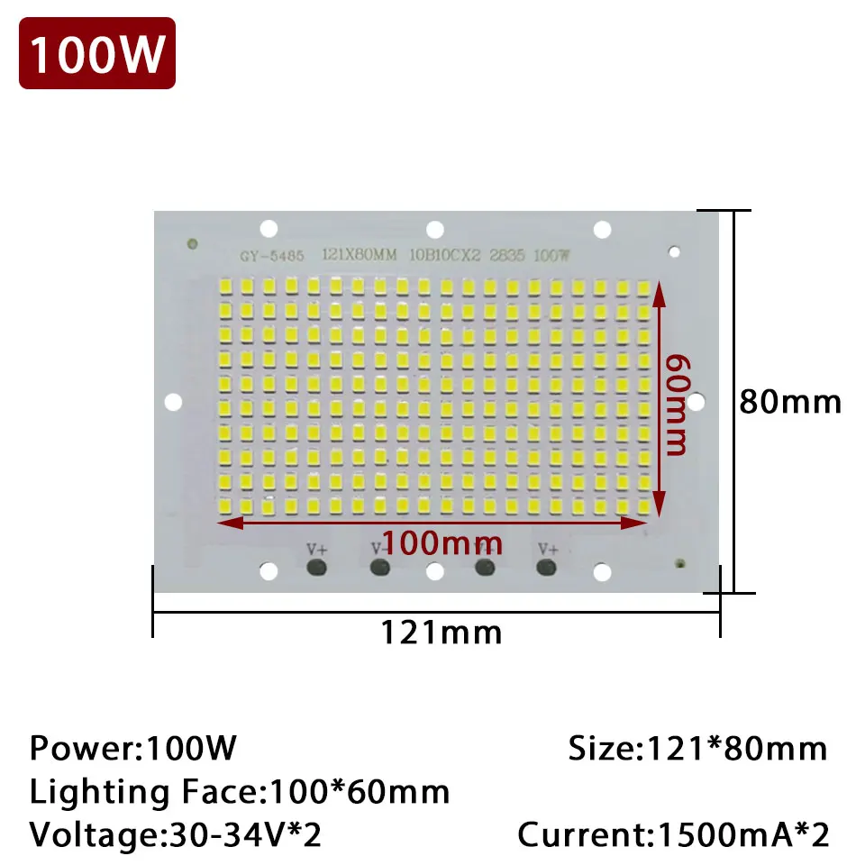LED PCB 패널 보드 알루미늄 플레이트 베이스, 야외 투광 조명용 DIY, 10W, 20W, 30W, 50W, 100W, 150W