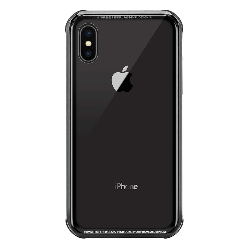Чехол SwitchEasy iGlass для iPhone XS Max. Материал полиуретан, алюминий, стекло