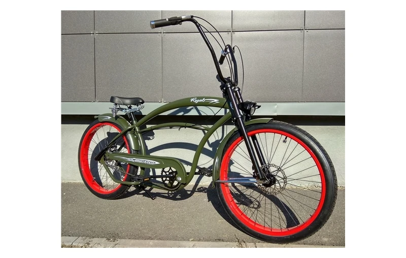 Велосипед круизер Micargi Bicycles Royal 26" green 3 speed