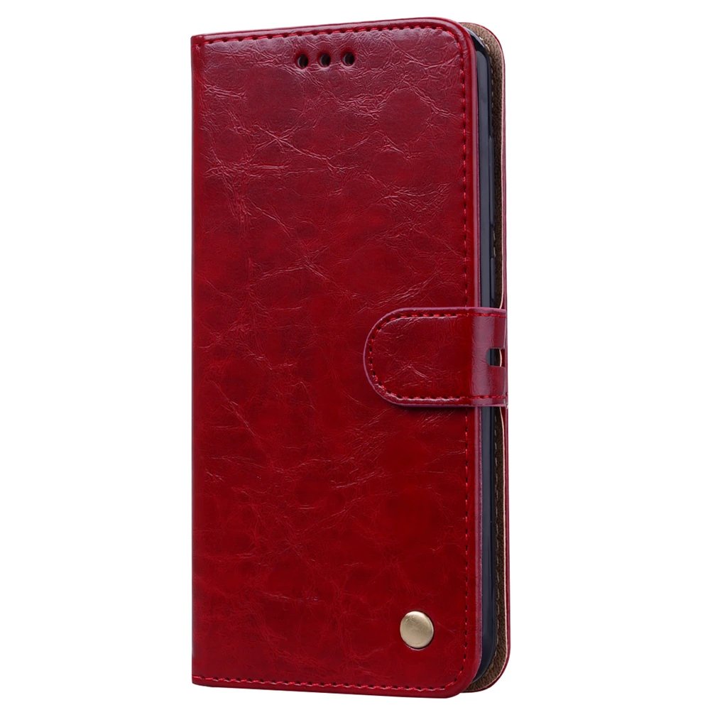 Роскошный деловой флип кошелек чехол для Huawei Y5 Y6 Y7 2020 Y3 Pro 2017 2018 Y9 Prime 2019 кожаный