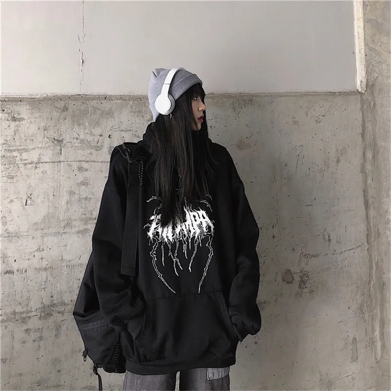 Lychee Girls Harajuku, Женские флисовые толстовки с капюшоном, Осенний женский топ с капюшоном, повседневные свободные женские флисовые толстовки