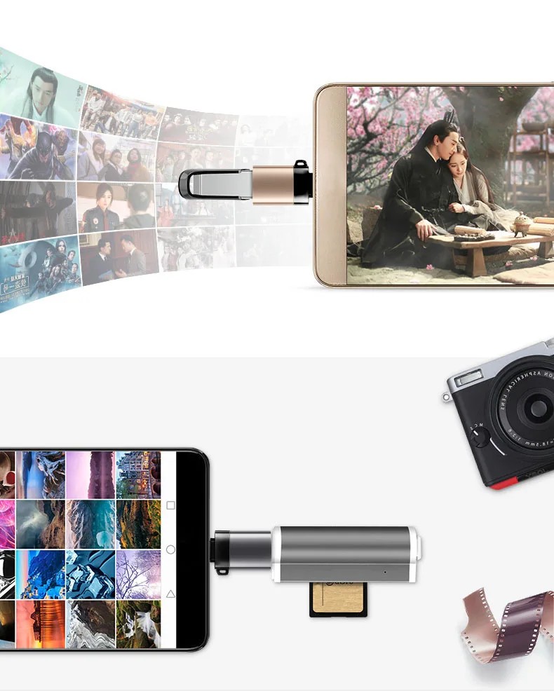 OTG type-c Usb C адаптер Micro type C Usb-c 3,1 Usb 3,0 зарядный преобразователь данных для samsung S8 S9 Note 8 huawei sony One Plus Usbc