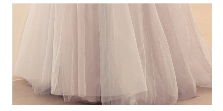 Diamond V-collar light blue Bride Wedding Toast dinner party gown