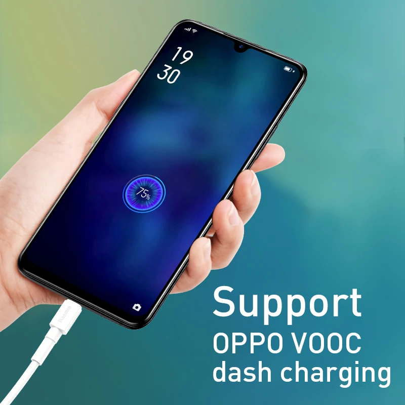 Baseus 4A USB Micro кабель VOOC флэш-зарядка для Xiaomi Redmi совместимый 2A Быстрая зарядка Microusb кабель для OPPO samsung шнур 2 м