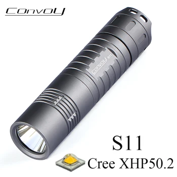

Convoy S11 with CREE XHP50.2 Flashlight Linterna LED Hand Torch Camping Hunting Hiking Outdoor Sports Lantern Work Flash Light