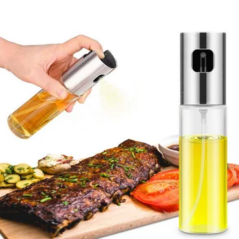 

100pcs Kitchen Baking Oil Cook Oil Spray Empty Bottle Vinegar Bottle Oil Dispenser Cooking Tool Salad BBQ Oil sprayer