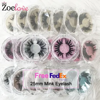 

3d Mink Eyelashes Wholesale Makeup Zoelove 30Pairs False Eyelash Packaing Boexes Vendor Lash Cases Dramatic 25mm Mink Lashes