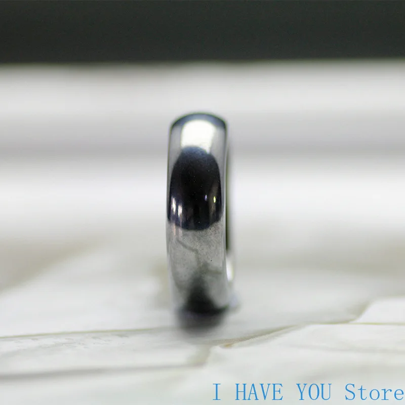 Japanese Natural Terahertz Ring Pendant Couple Energy Ring for Making Jewelry Bracelet Necklace DIY silver ring silver rings