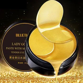 

60pcs Patches For Eyes Crystal Collagen Moisturizing Green Algae Seaweed Eye Mask Gold Collagen Anti-aging Wrinkle Eye Cream