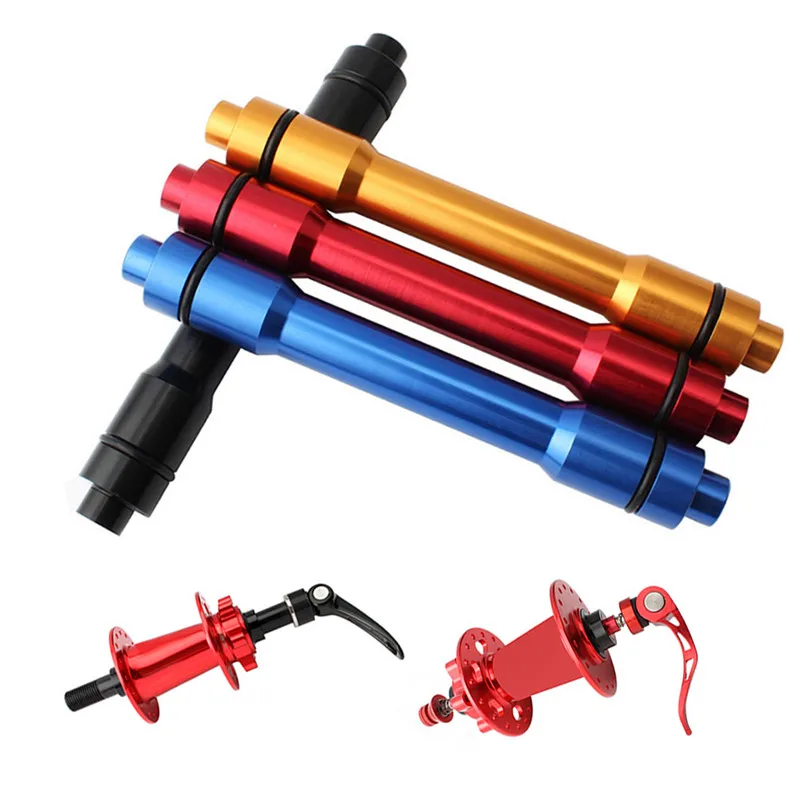 

MTB Bicycle Rear Hubs Axis Conversion Seat 15mm To 9mm Thru Axle Hub Adapter Bicycle Quick Release Bike Hub