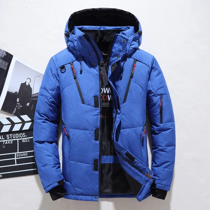 

Korean style, plus size, winter coat for men, white duck down, down men's warm jacket,