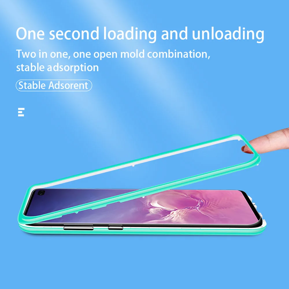 Магнитный стеклянный чехол KISSCASE для Samsung Galxy S9 S8 S7 Eage Plus S10 E Note 9 8 прозрачные