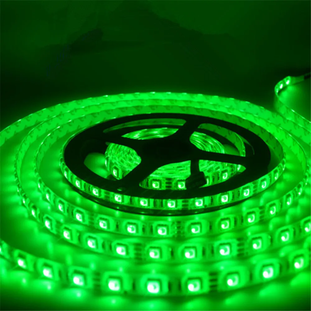 Светодиодная лента 5050 DC12V 60 светодиодов/м гибкий светодиодный светильник RGB