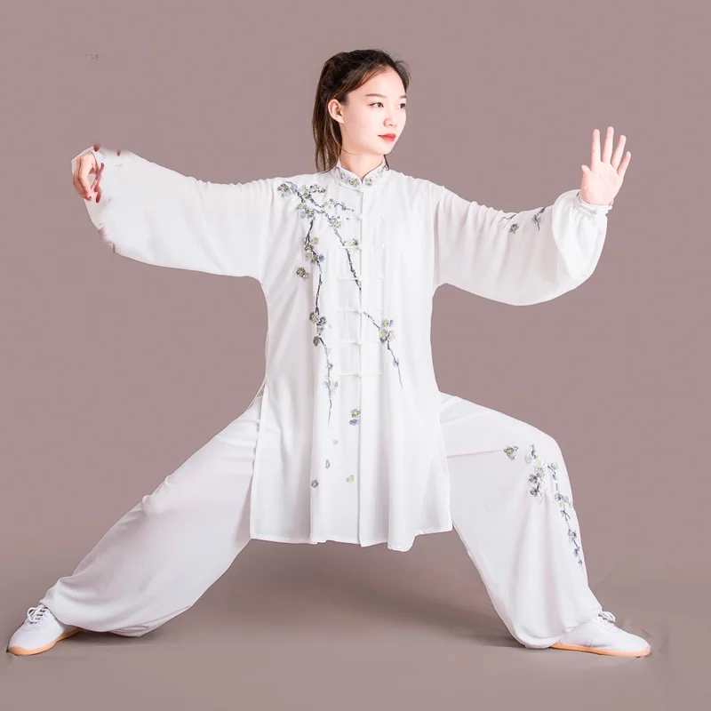 Tai Chi Uniform Clothing Taichi Clothes Women Men Wushu Clothing Kung Fu Uniform Suit Martial Arts Uniform Exercise FF2252