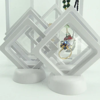 

Display Film Suspension Jewelry Transparent Box Quality Jewelry Storage Box Transparent Frame Display Stand Wholesale